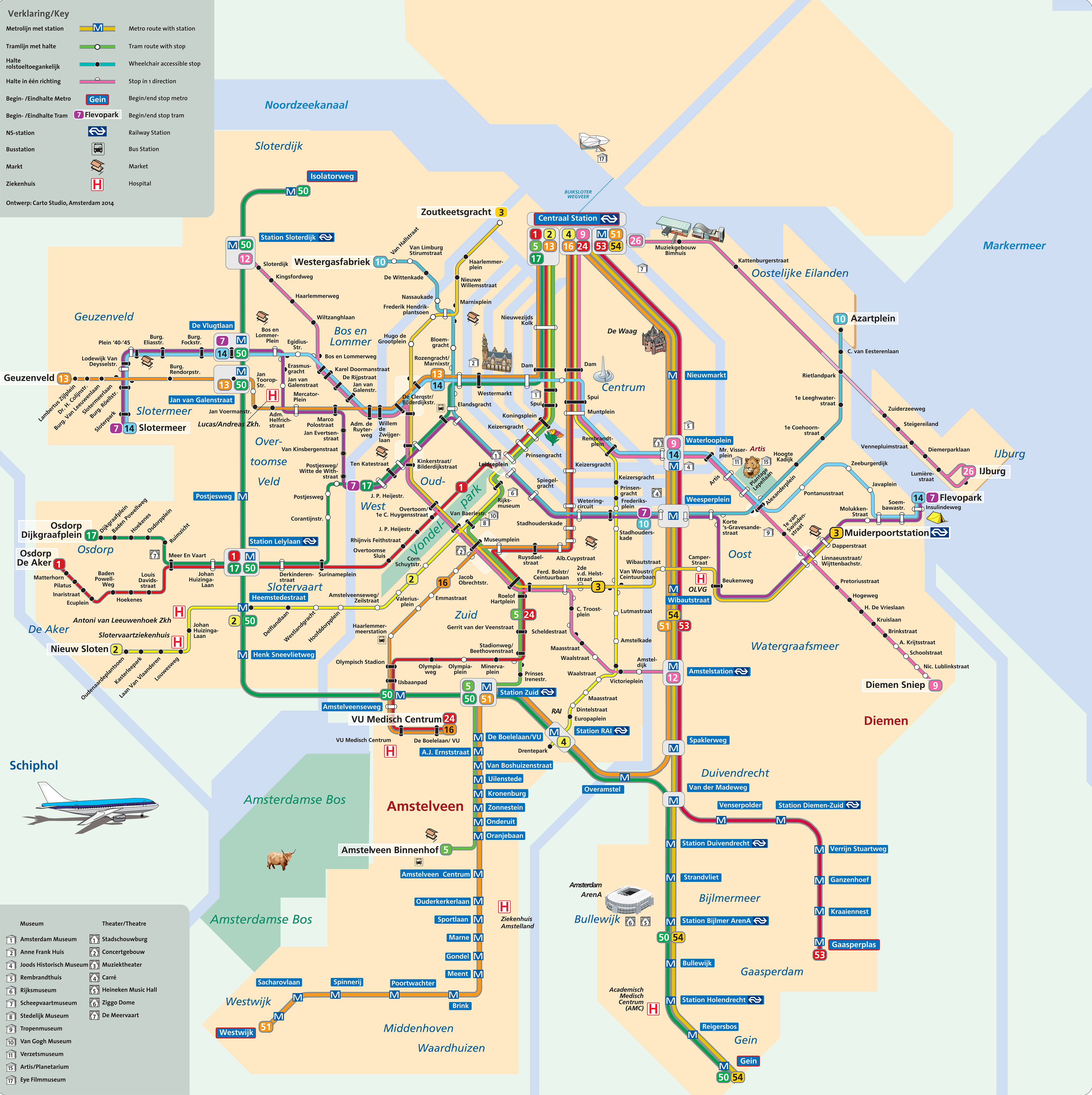 Plan Metro Amsterdam 